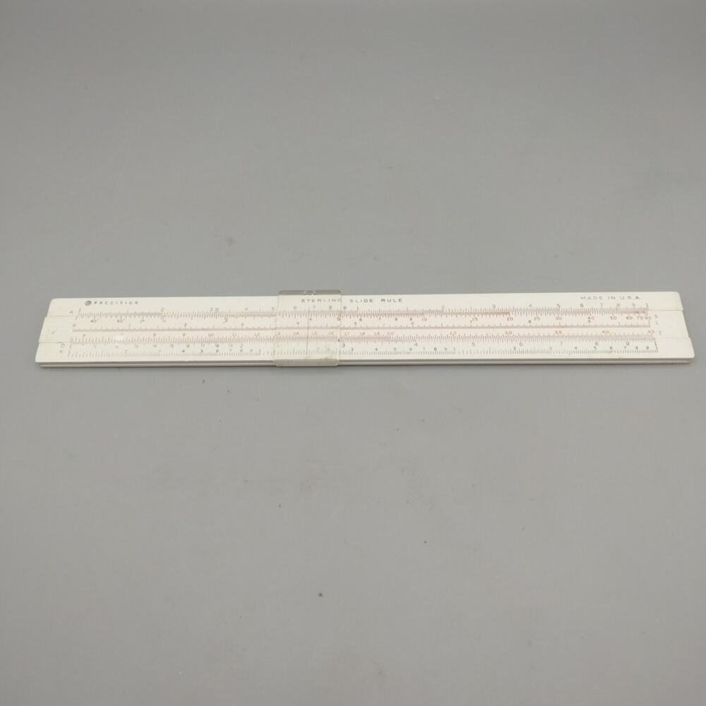 Precision Sterling Slide Rule Precise Scientific Instrument Vintage